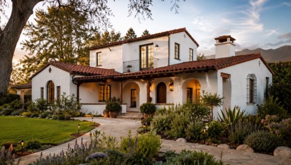 Renovated Santa Barbara Spanish Colonial style home after a permitted remodel